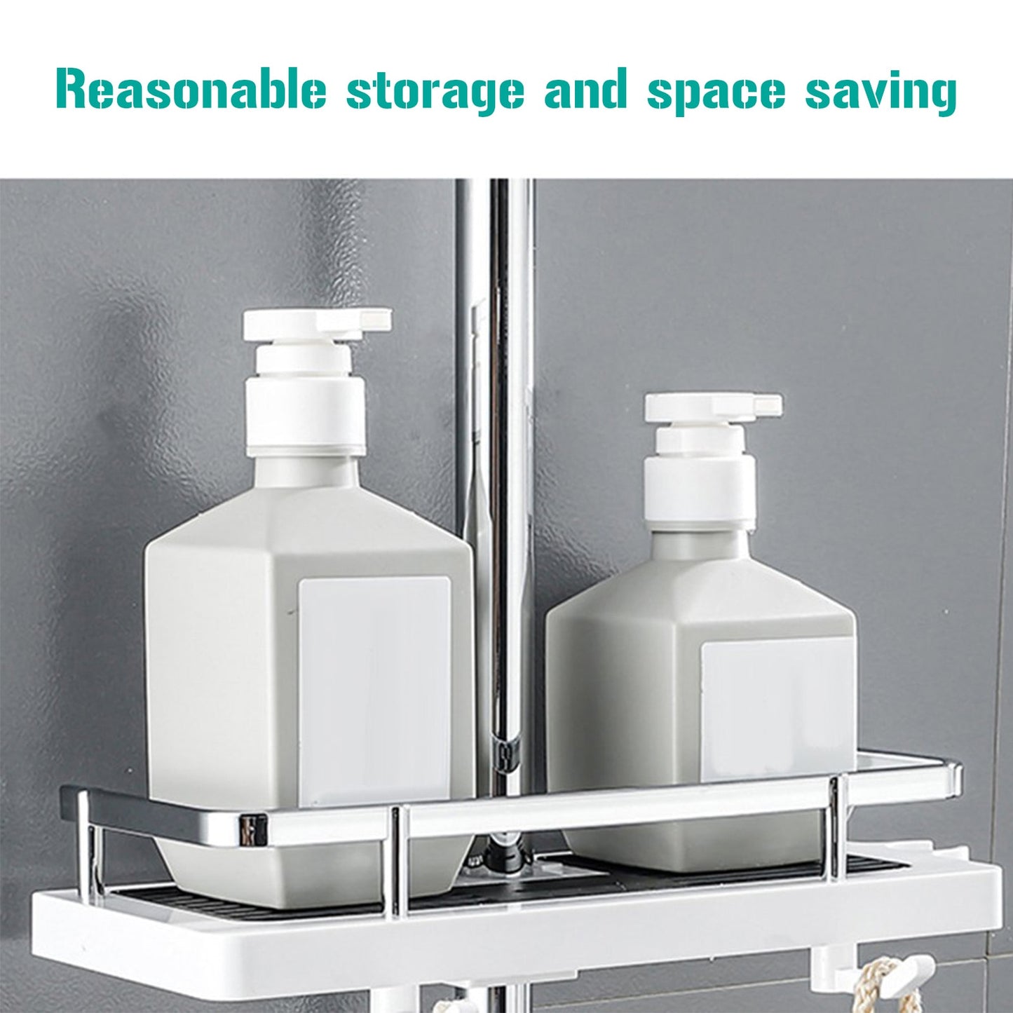 Shower Rod Storage
