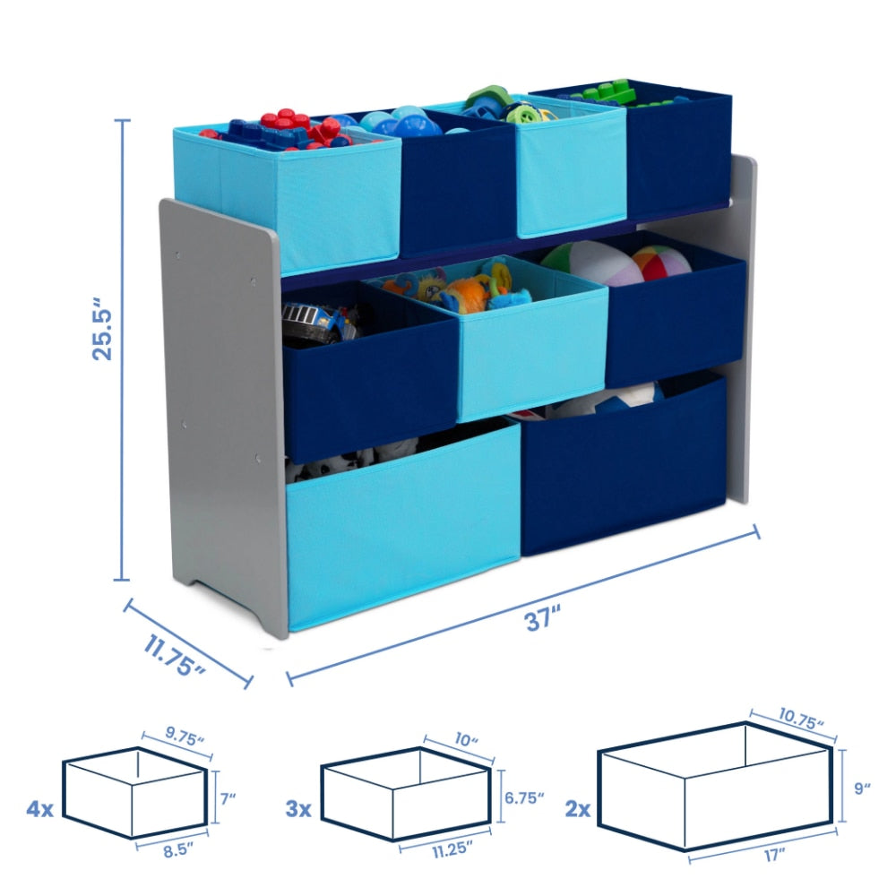 Multi-Bin Toy Organizer