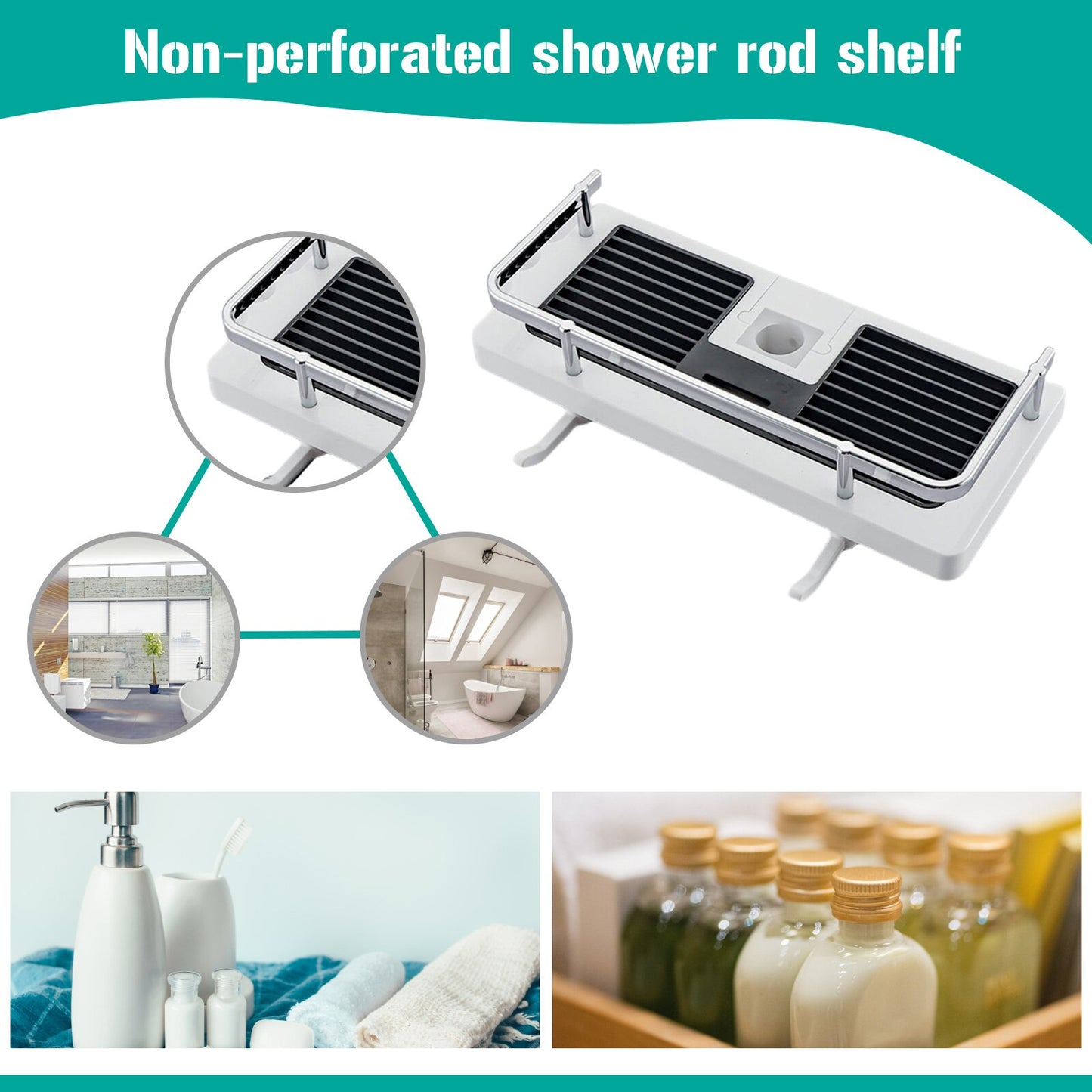 Shower Rod Storage