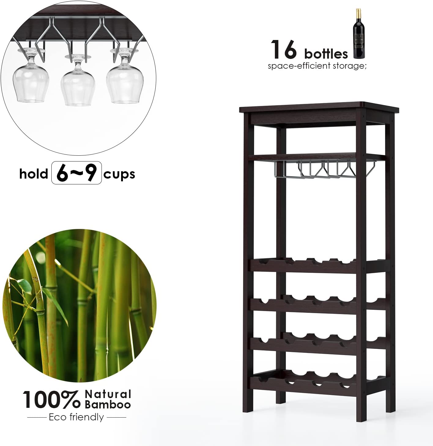 Bamboo Wine Holder