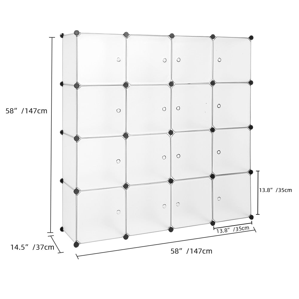 20 Cube Locker Wardrobe Closets