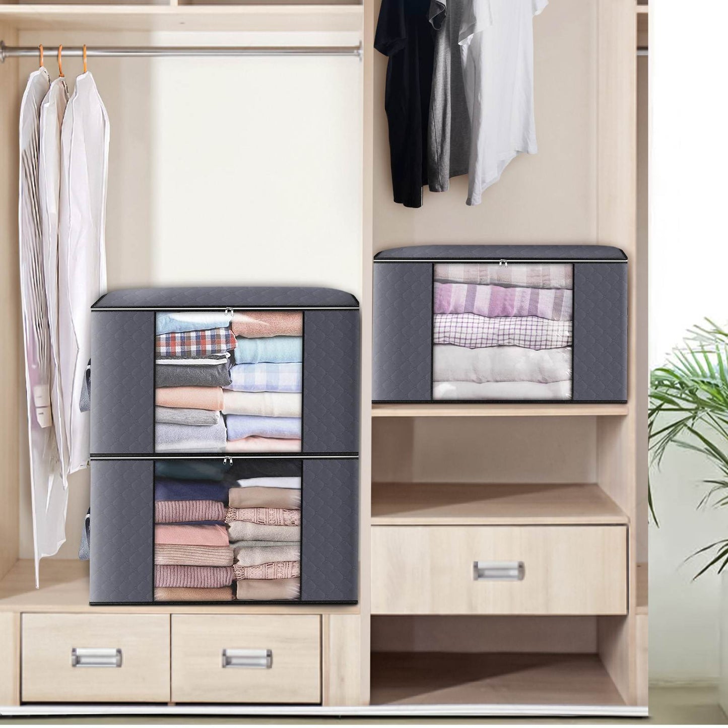 8PC Clothes Storage Bags