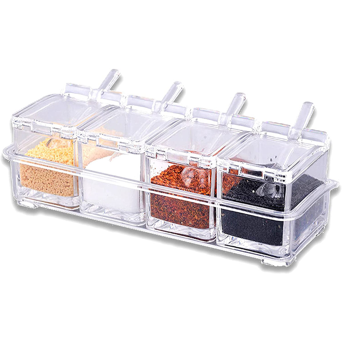 Clear Condiment/Spice Containers