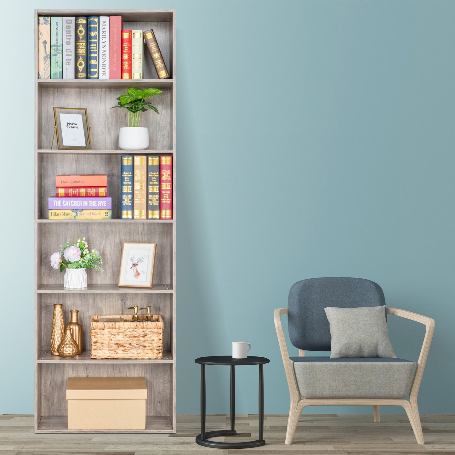 6 Tier Bookshelves