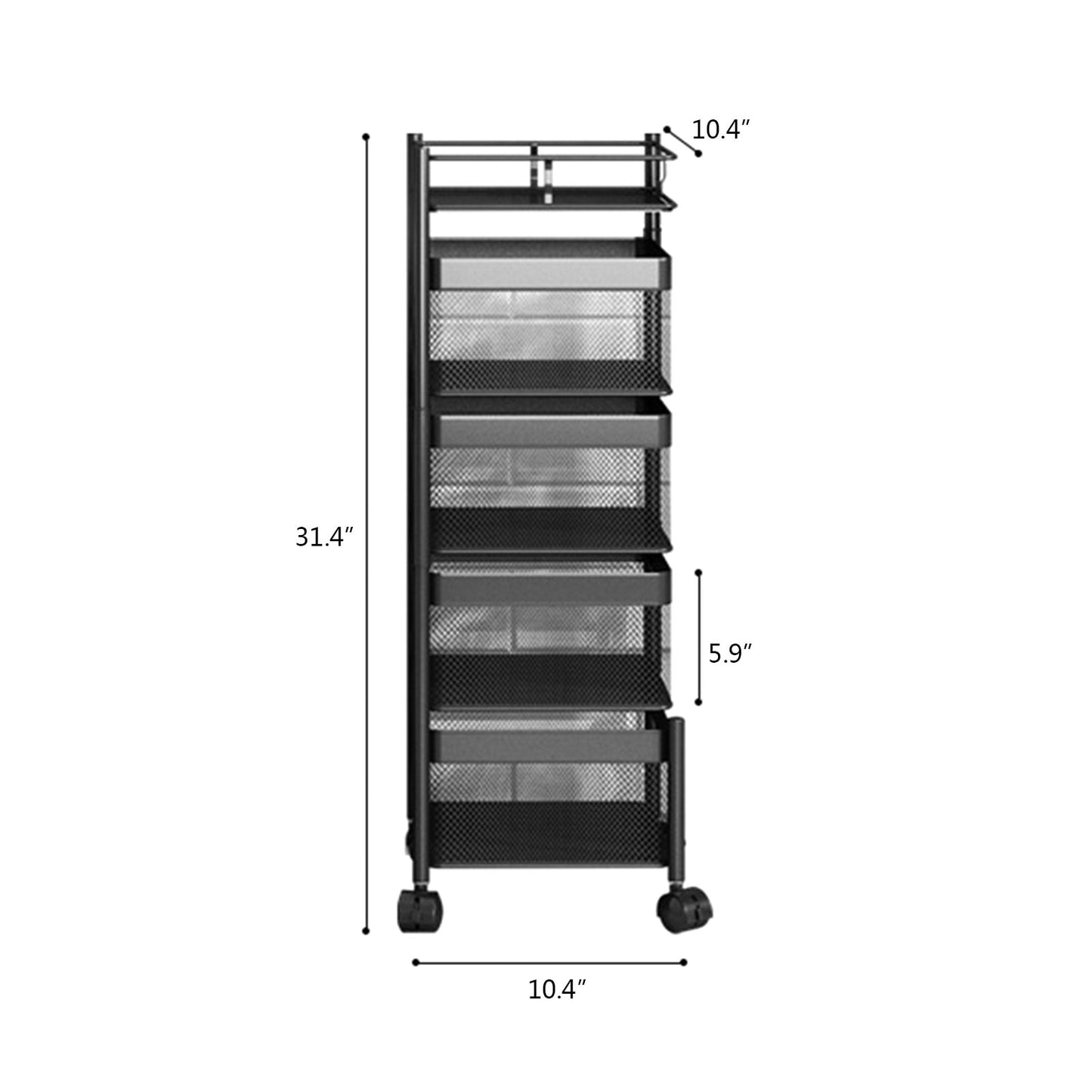 4-Tier Vegetable Fruit Baskets