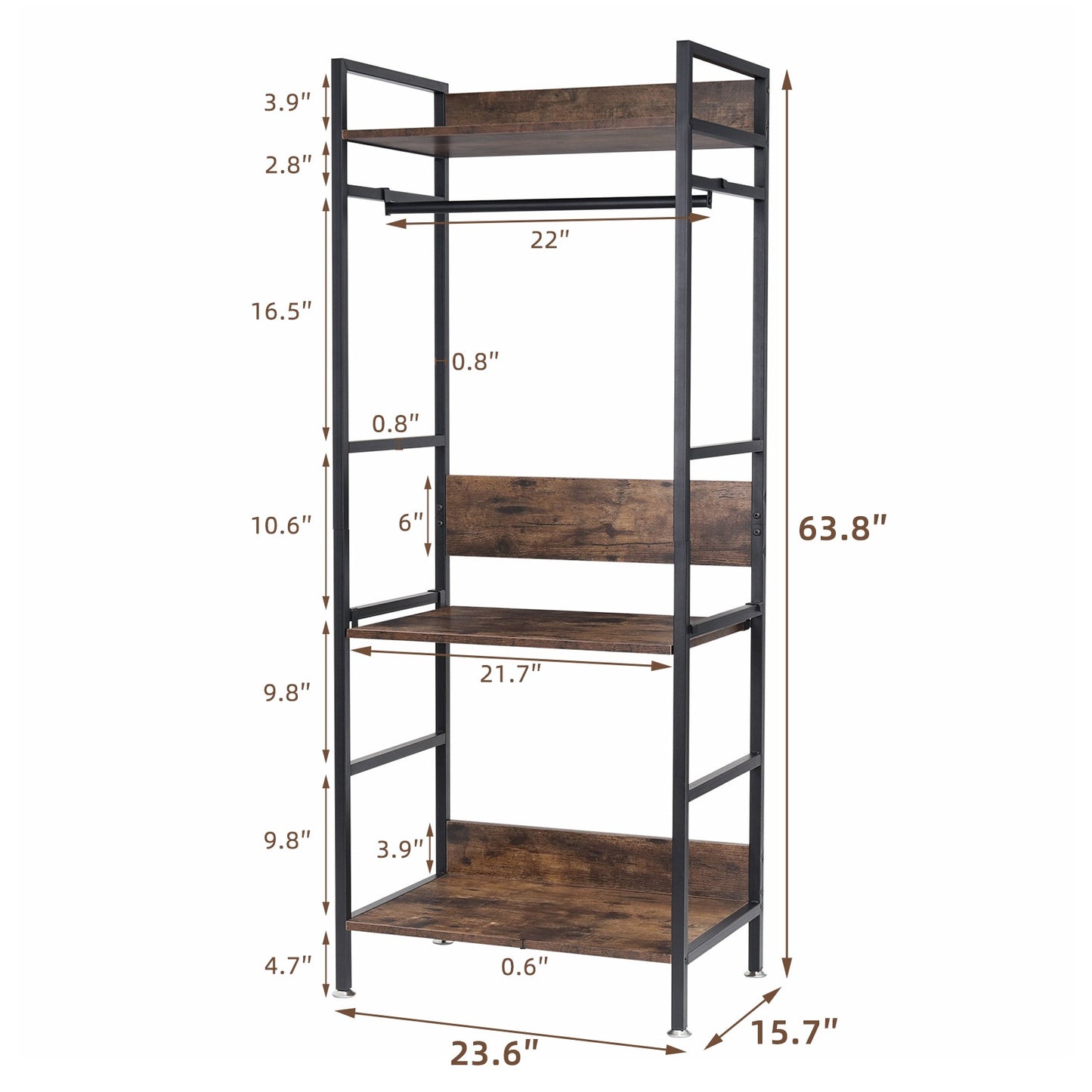 Hall Tree/Clothing Storage Shelf