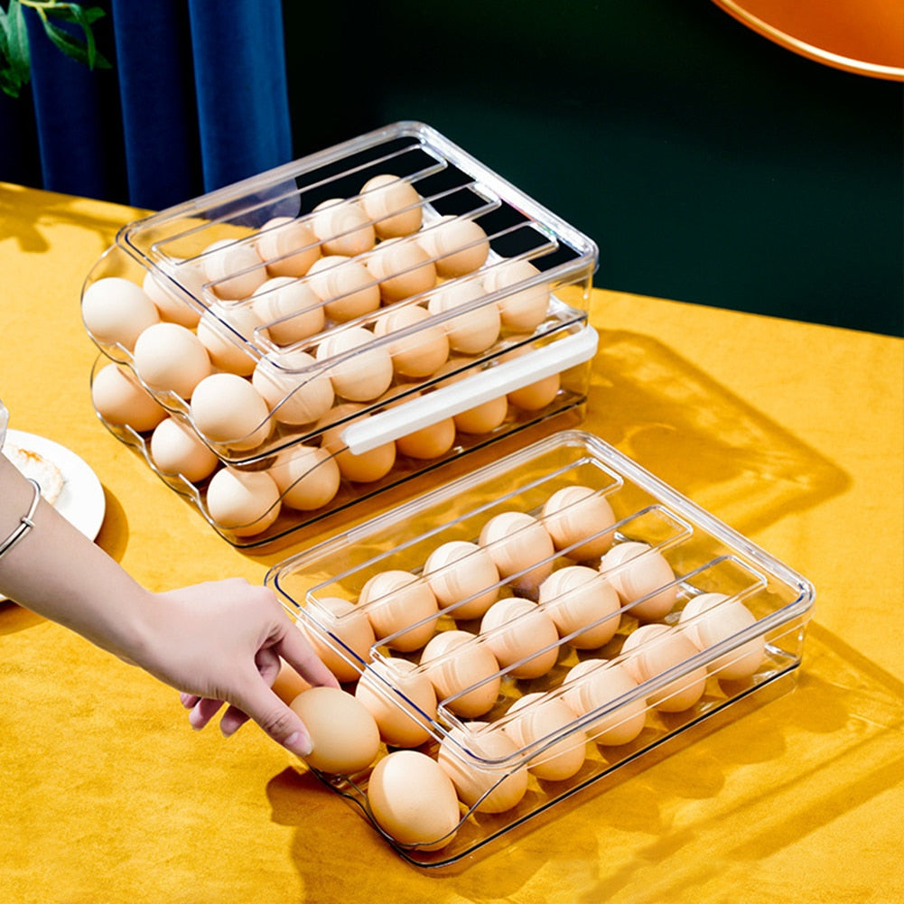 Automatic Rolling Egg Bins