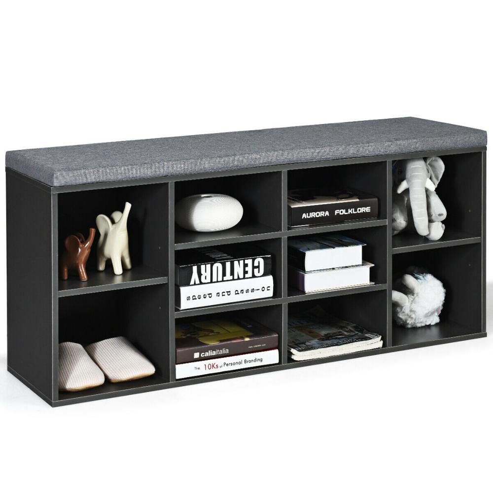 Padded Shoe Storage Bench