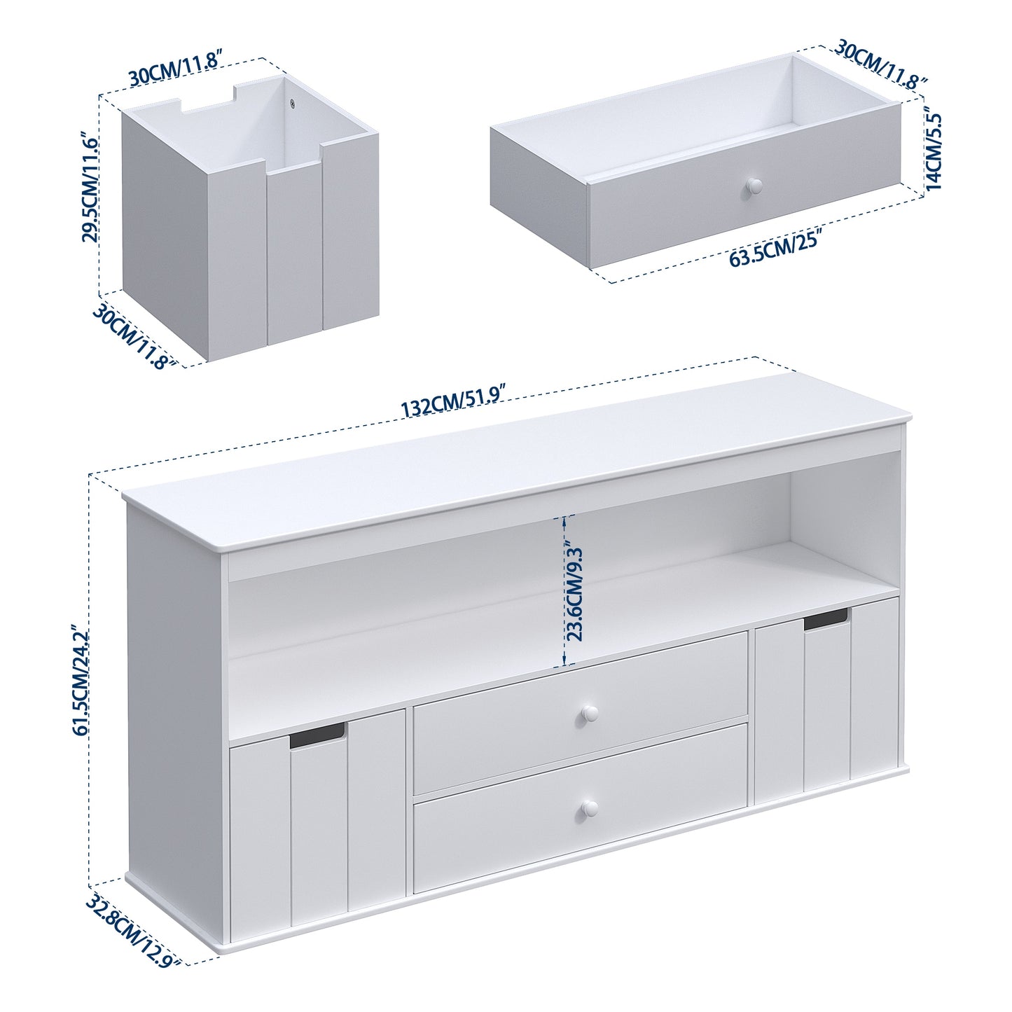 Wooden Storage Bench