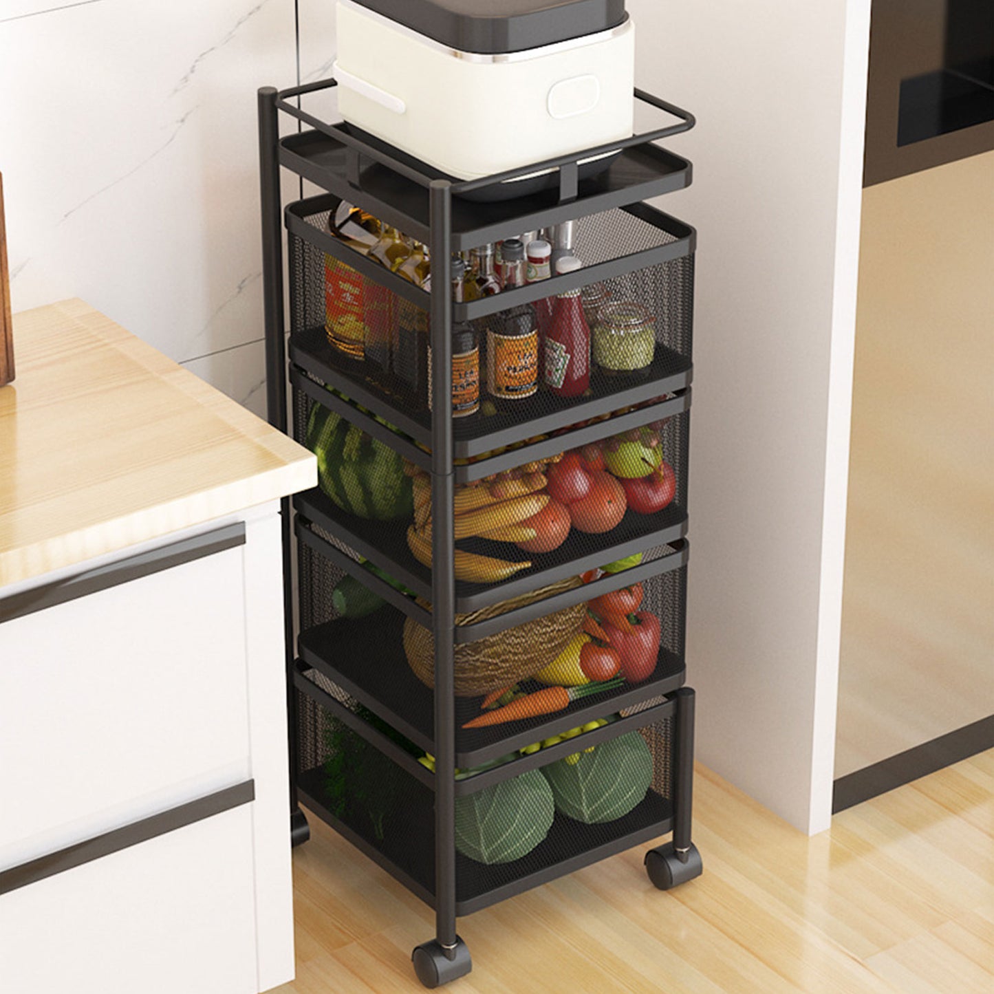 4-Tier Vegetable Fruit Baskets
