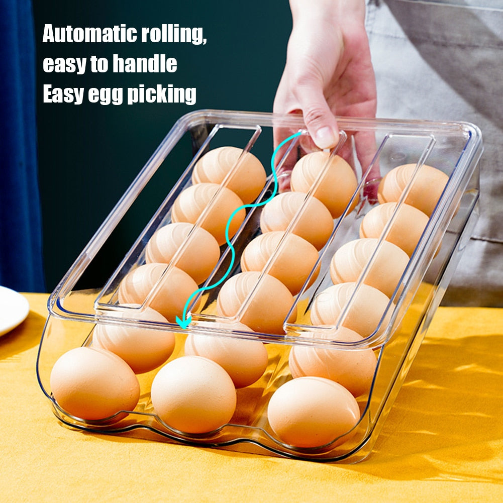 Automatic Rolling Egg Bins