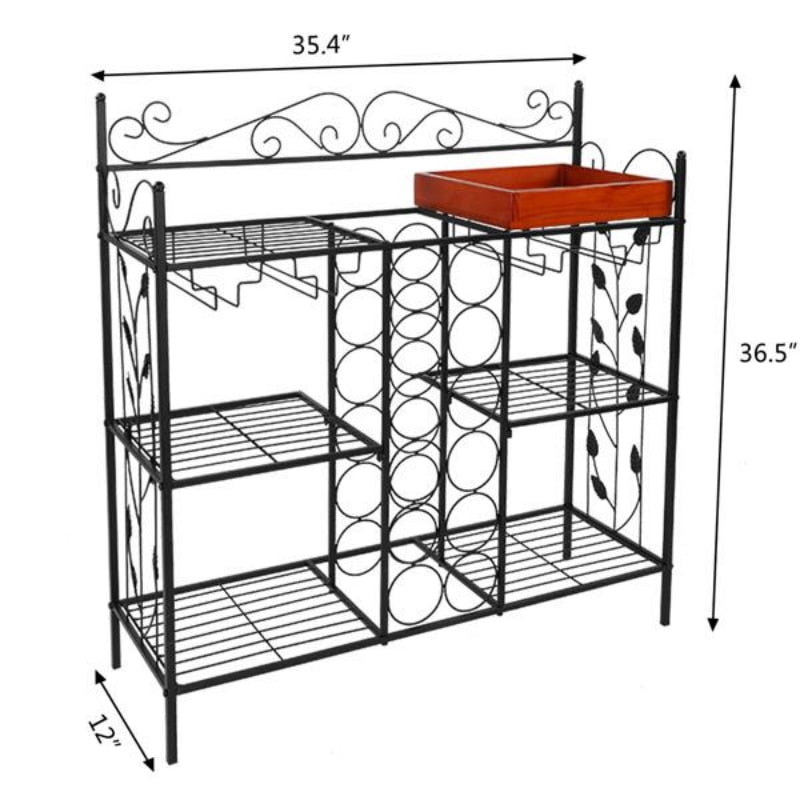Six (6) Shelf Bakers Rack