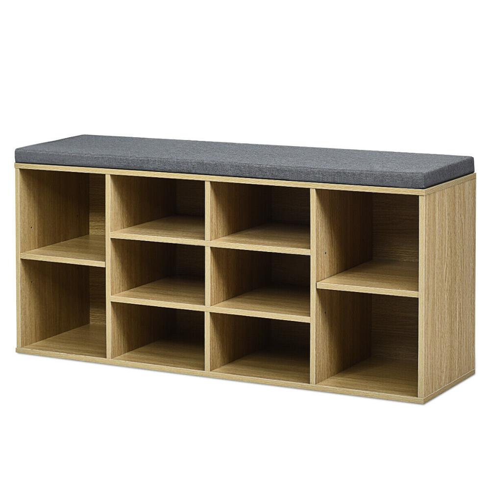 Padded Shoe Storage Bench
