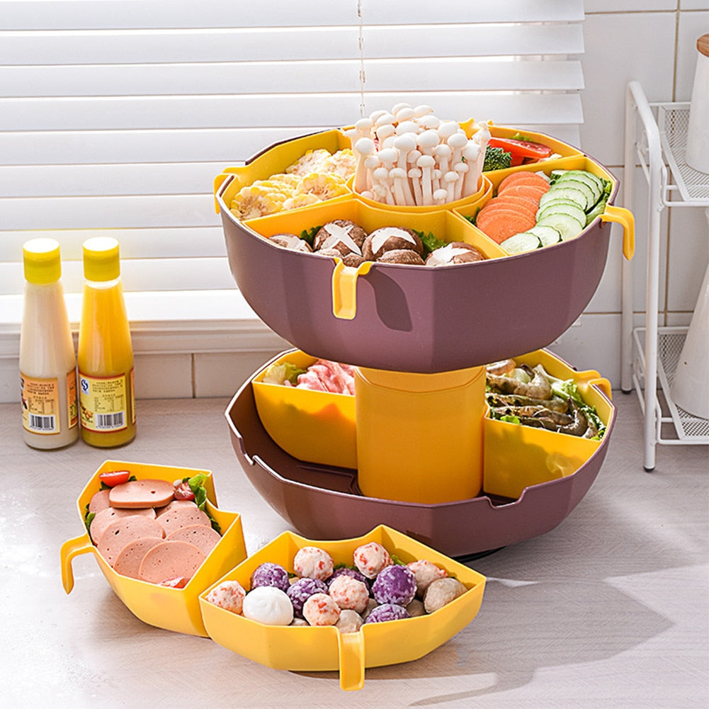 Divided Storage/Serving Dish