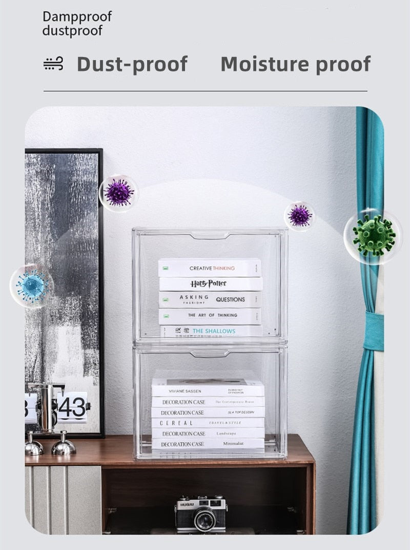 Dustproof Clear Storage Bins