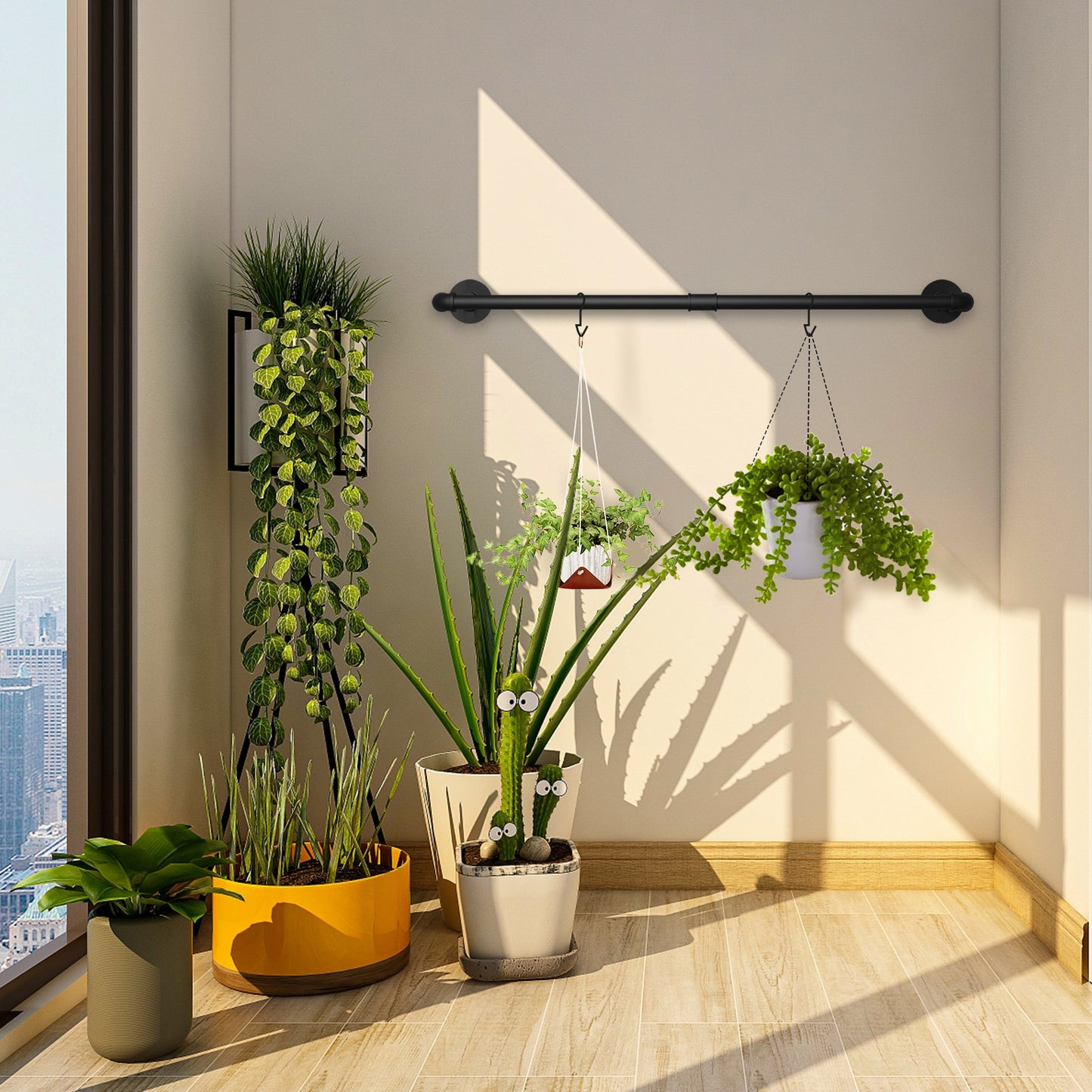 Industrial Pipe Clothes Rail Rack (2)