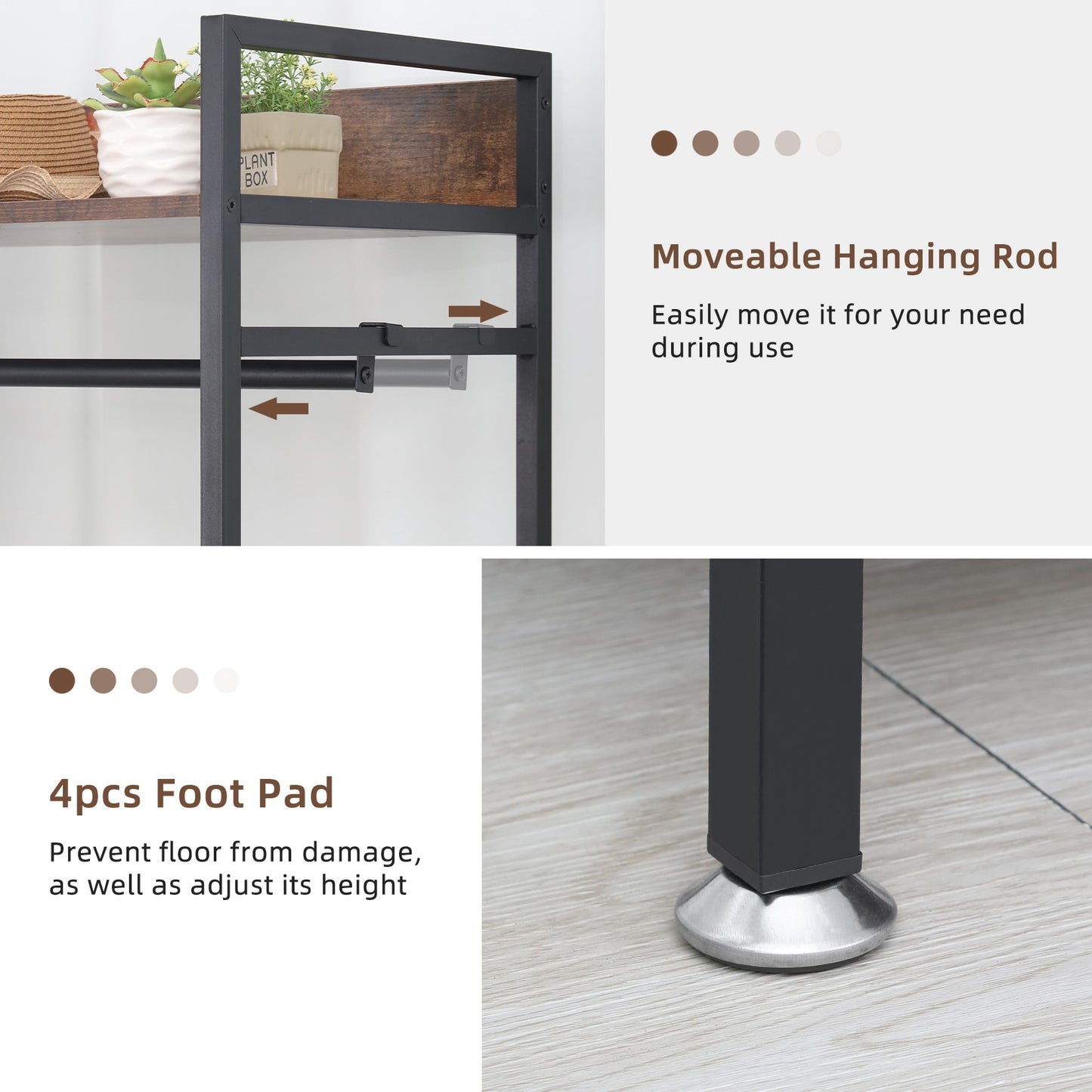 Hall Tree/Clothing Storage Shelf