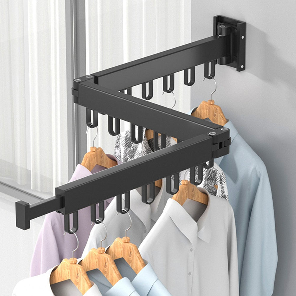 Foldable Clothes Drying Hanger