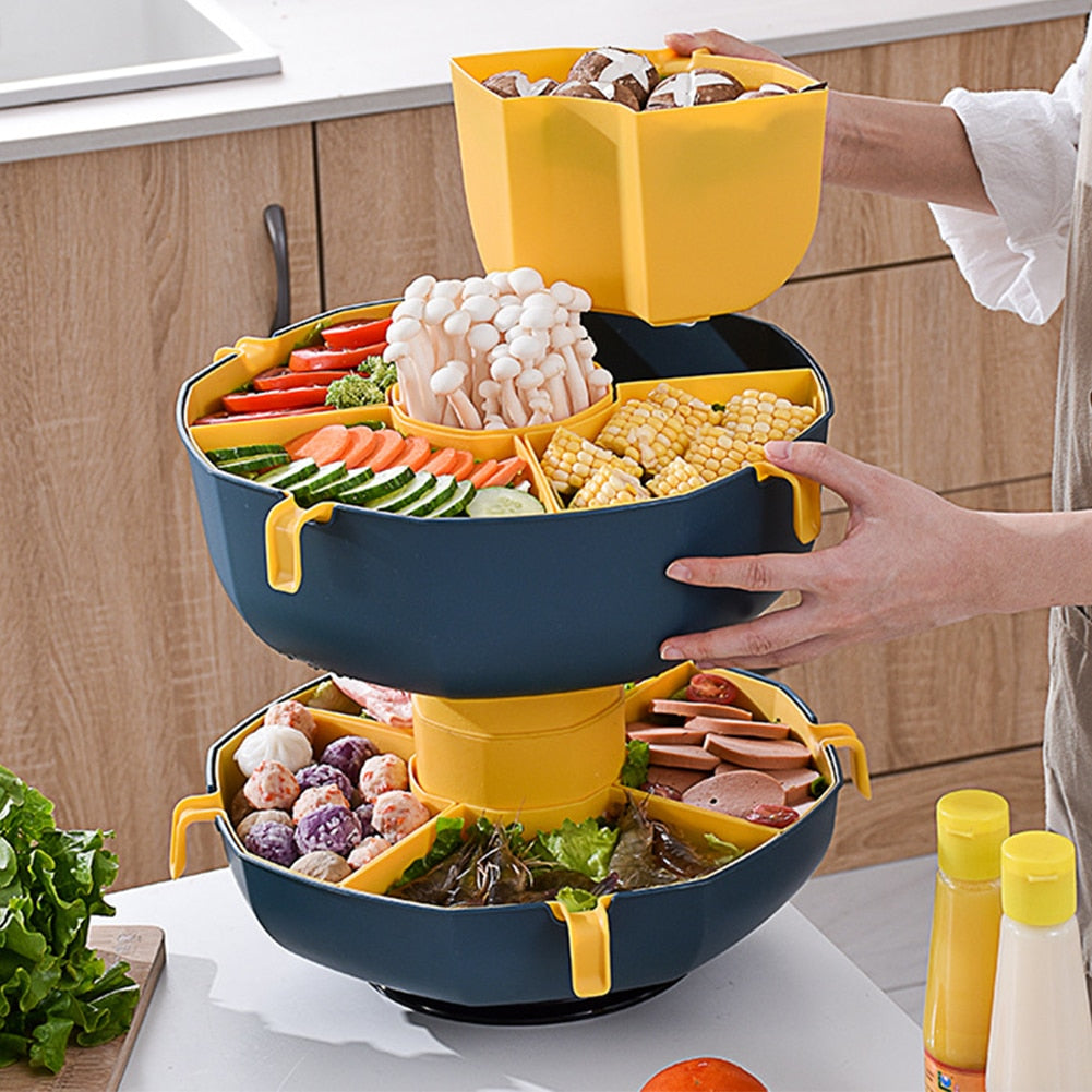 Divided Storage/Serving Dish