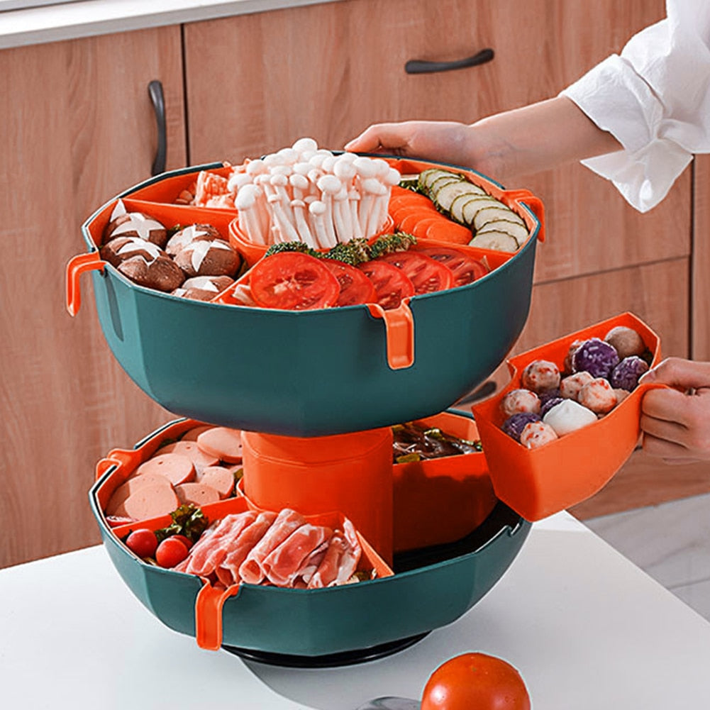 Divided Storage/Serving Dish