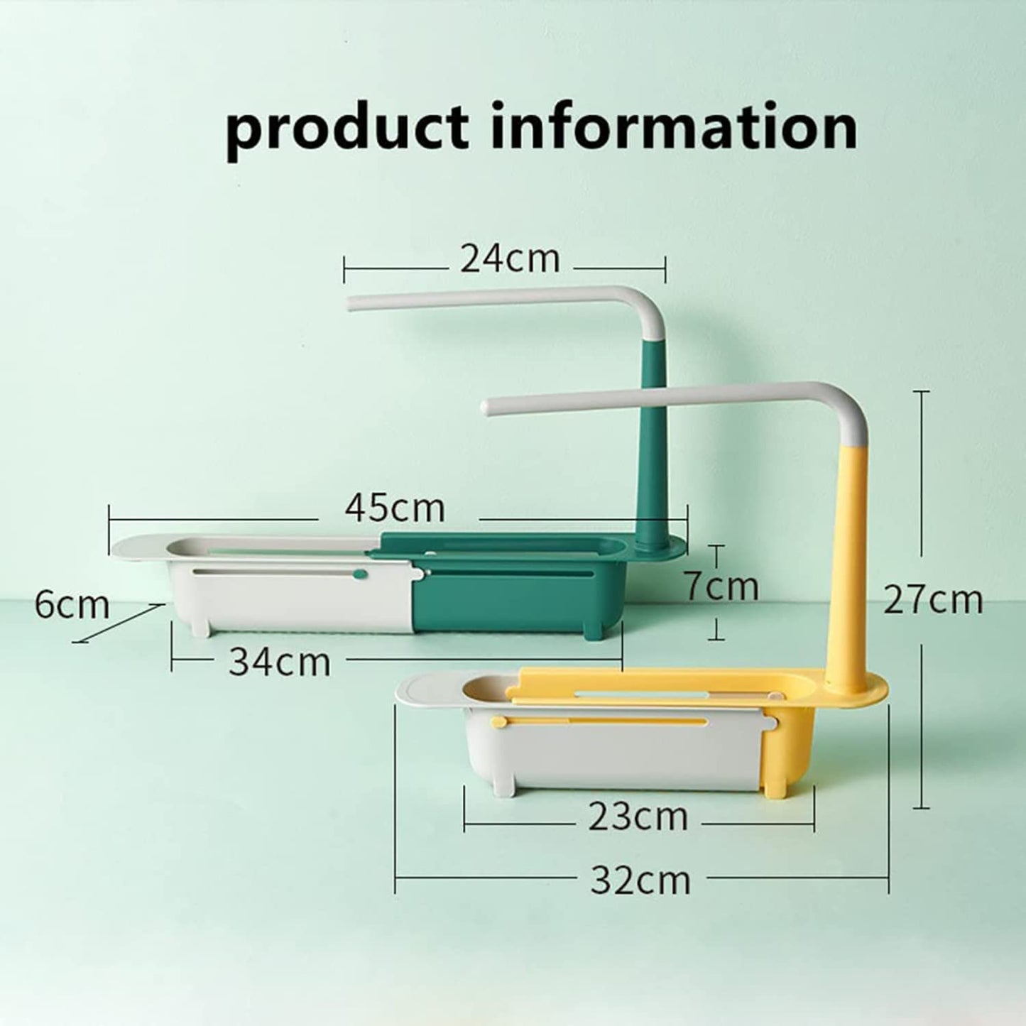 Adjustable Sink Storage