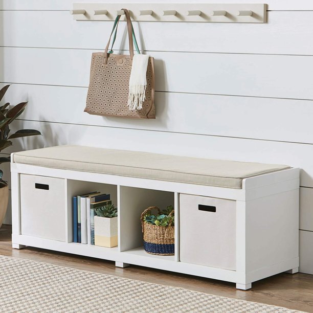 4-Cube Storage Bench