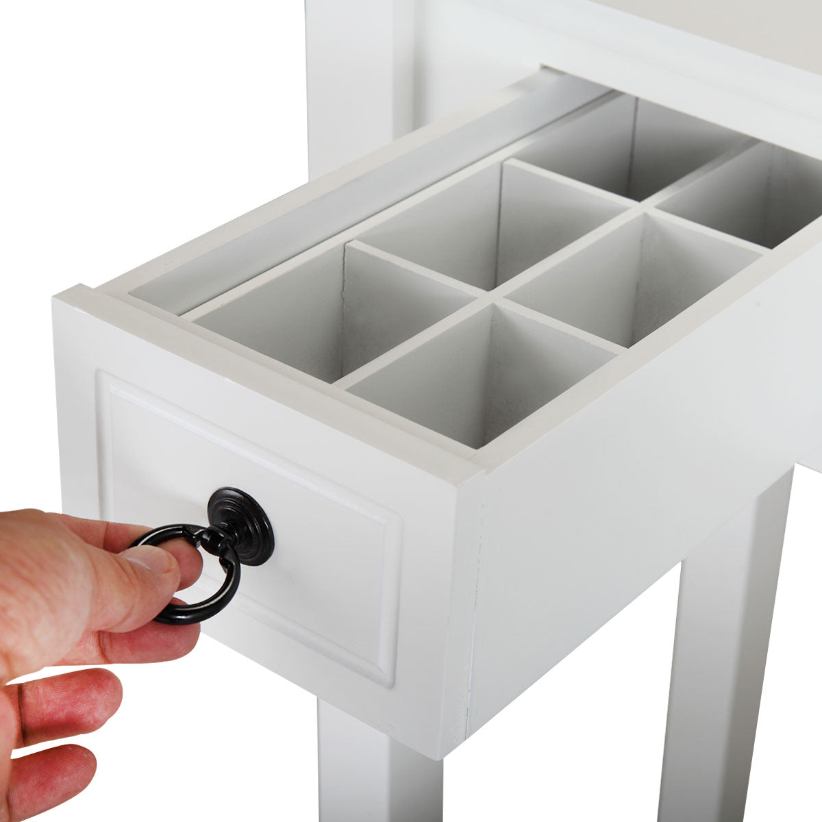Vanity Table with Cushioned Stool