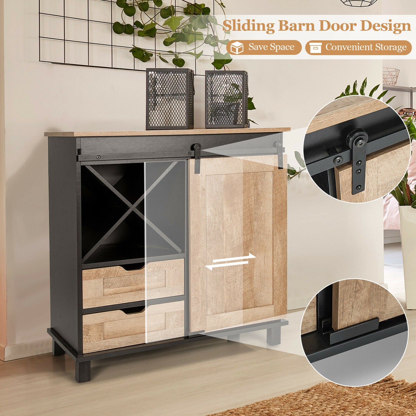 Kitchen Buffet Storage Cabinet