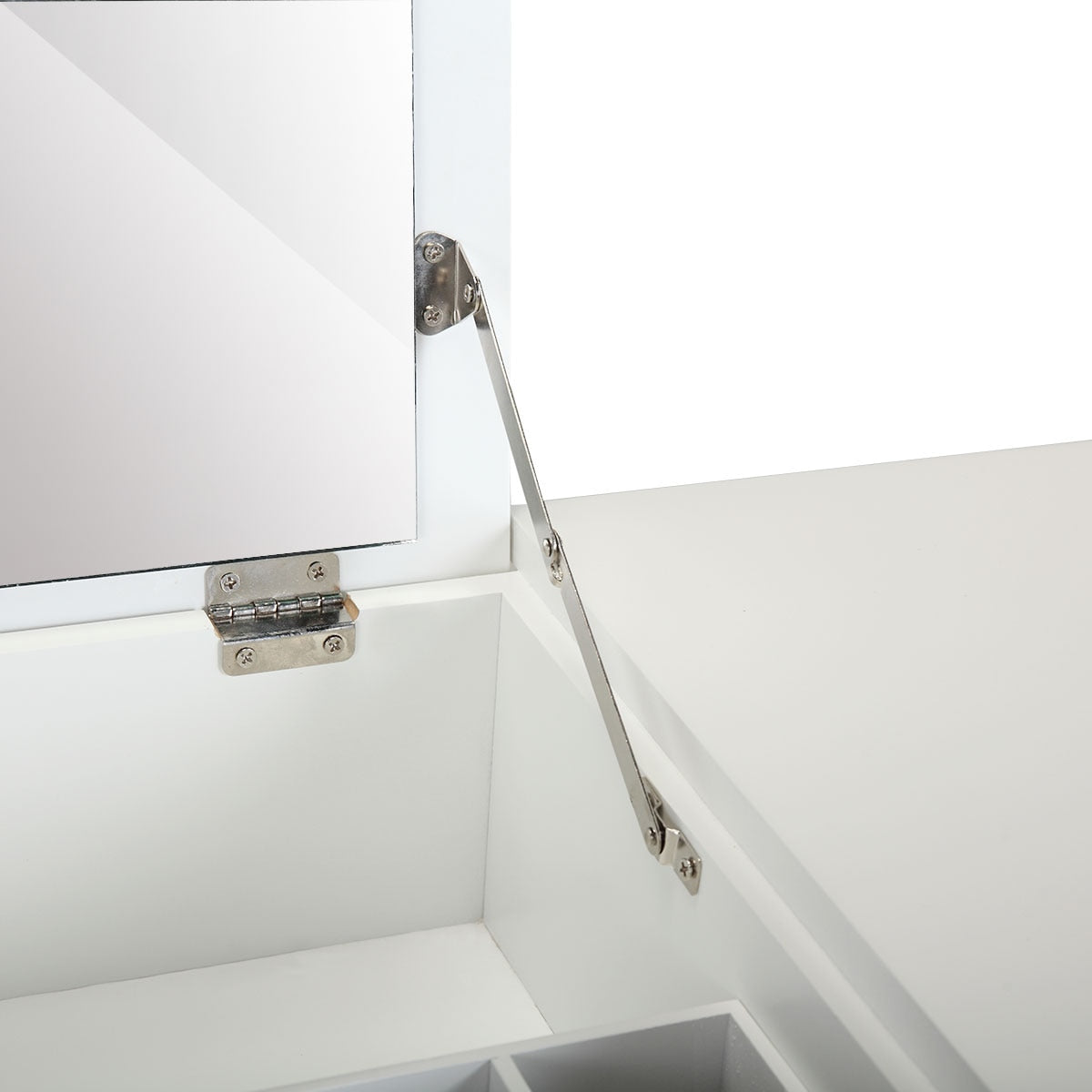 Vanity Table with Cushioned Stool