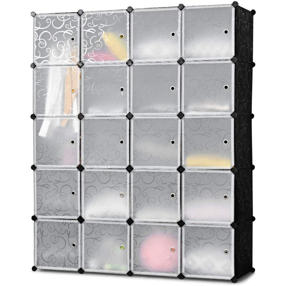 20 Cube Locker Wardrobe Closets