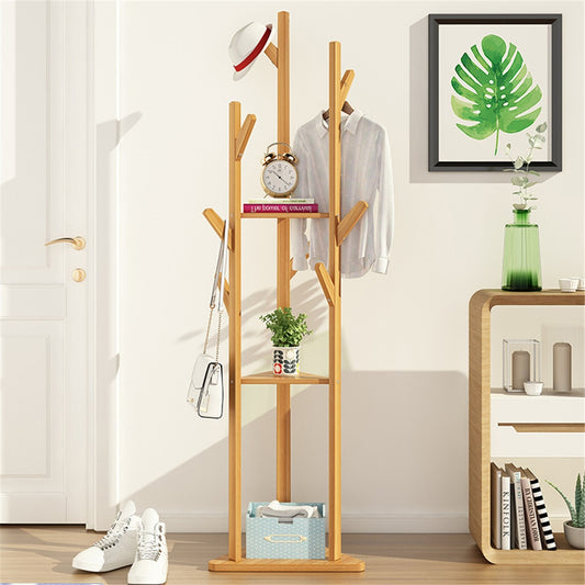 Bamboo Coat Rack