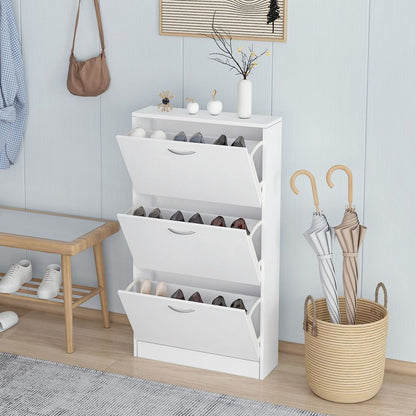 Narrow Flip Down Shoe Organizer