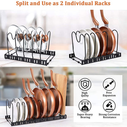 Expandable Pot/Pan Lid Rack