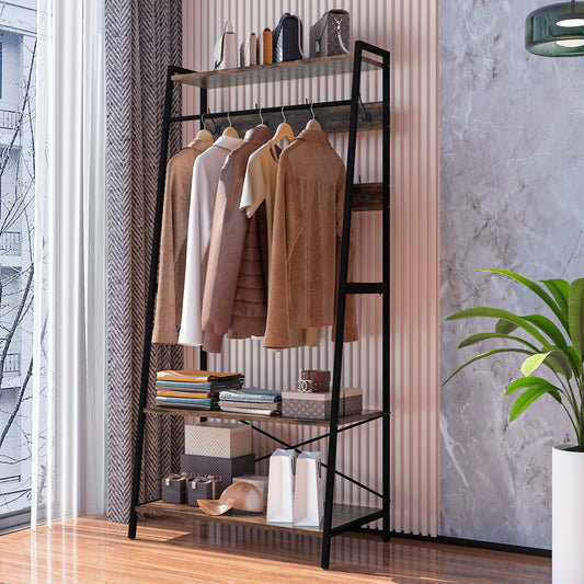 Metal Garment Shelf