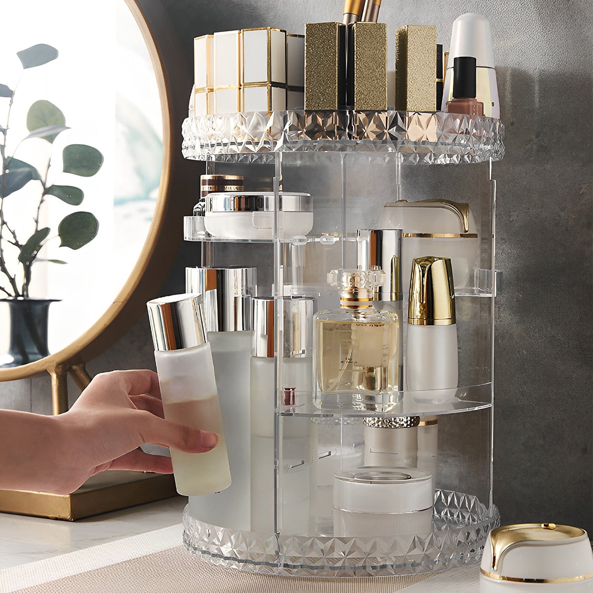 3 Tier Makeup Organizer