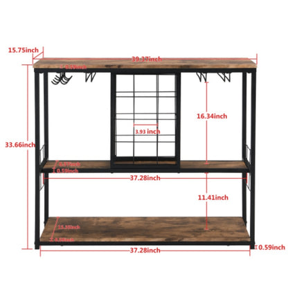 Industrial Wine Rack/Bar