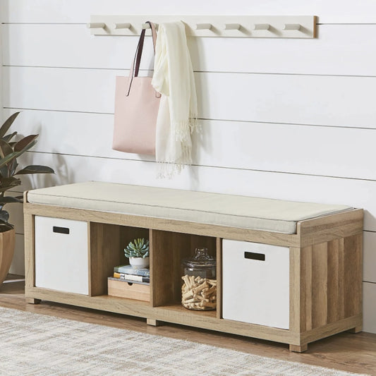 4-Cube Storage Bench