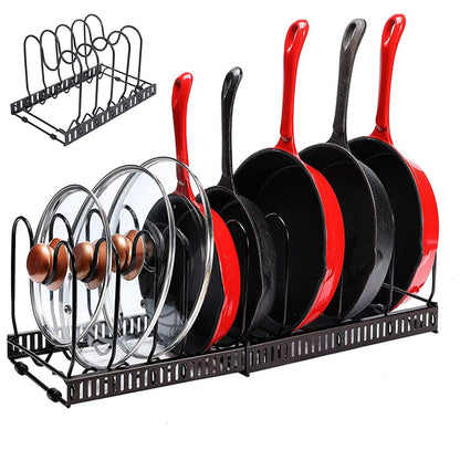 Expandable Pot/Pan Lid Rack