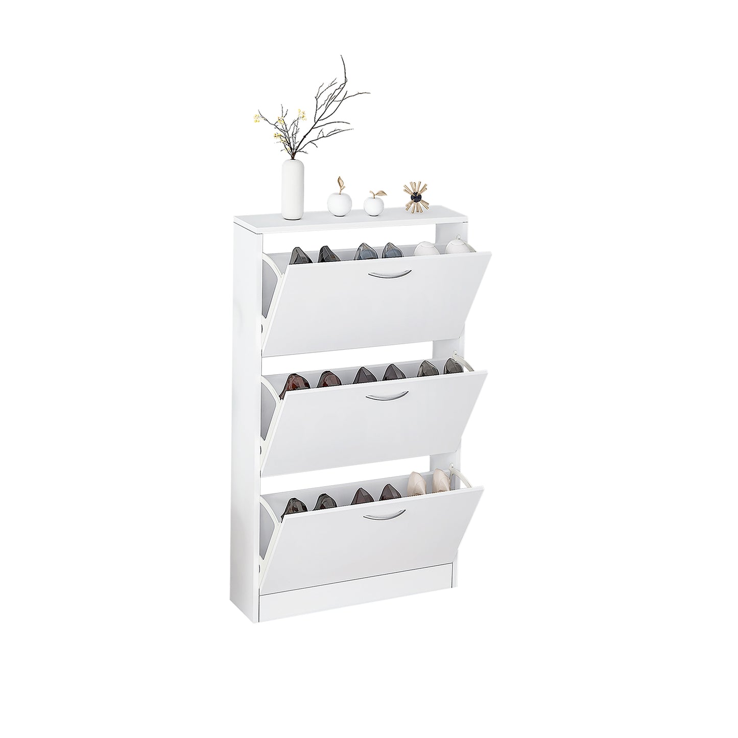 Narrow Flip Down Shoe Organizer