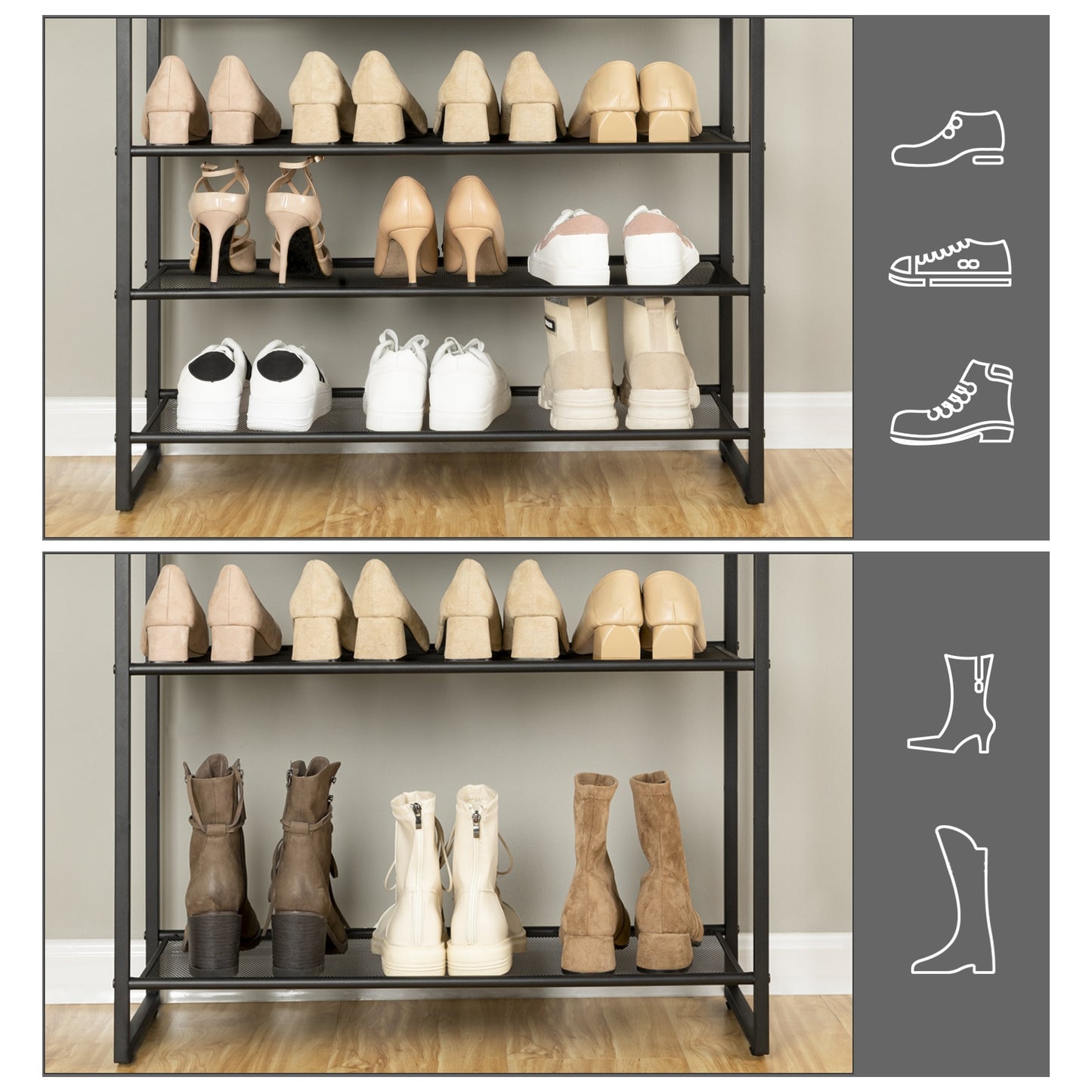 10-Tier Shoe Shelf